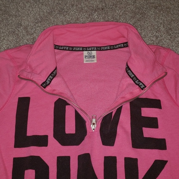 Love Pink by Victoria's Secret Medium Zip Top - Picture 3 of 4